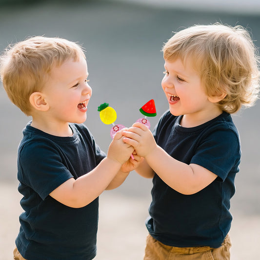 KEPBRO Sugar-Free Probiotic Lollipops for Kids – 5 Billion Oral Probiotics, Vitamin C, Soluble Fiber – No Artificial Flavors or Colors – Cavity-Safe, Vegan, Tooth-Friendly